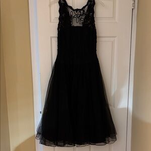 Chetta B Black Lace Dress